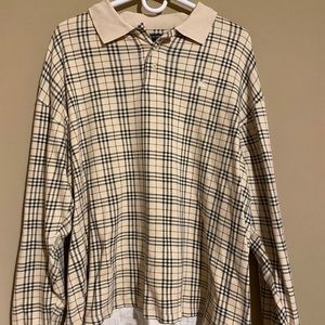 Vintage Burberry Rugby Polo Shirt